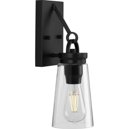 Progress Lighting Stockbrace 14" Tall Wall Sconce Matte Black