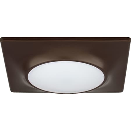 Progress Lighting 7" Square LED Flushmount Ceiling Fixture or Recessed Retrofit Antique Bronze