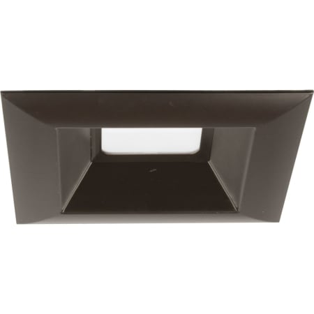 Progress Lighting 6" LED Square Retrofit Recessed Trim with Diffused Polycarbonate Lens Antique Bronze