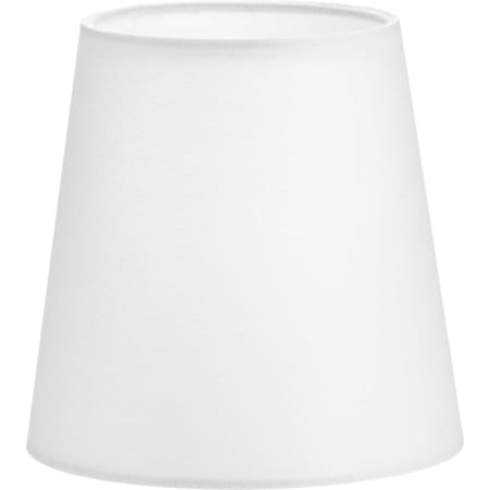 Progress Lighting Elara 5.5" Wide White Linen Tapered Shade No Finish