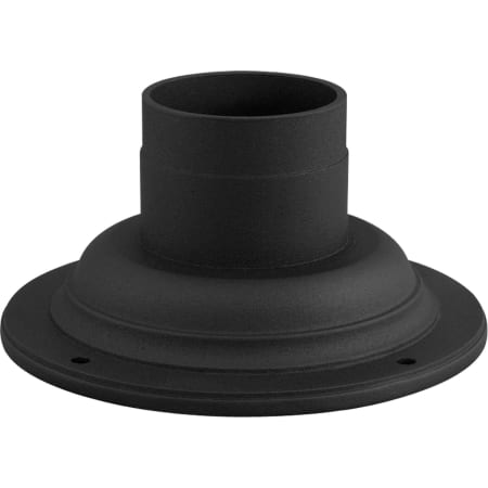 Progress Lighting 7" Diameter Pier Mount for 3" Mount Post Lanterns Black