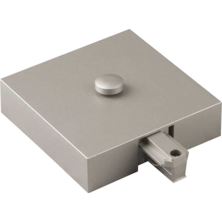 Progress Lighting Live End Power Feed with Canopy Cover for Alpha Trak Systems Brushed Nickel