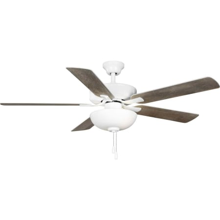 Progress Lighting AirPro E-Star 52" 5 Blade LED Indoor Ceiling Fan White / Frosted