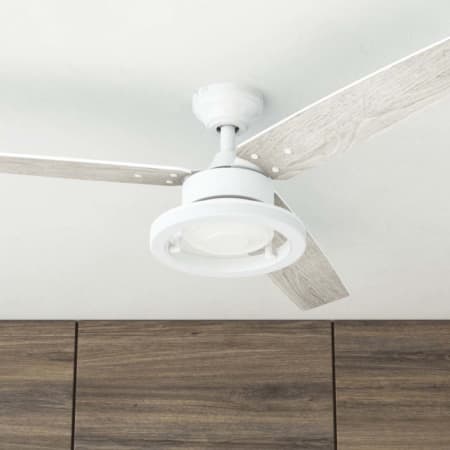 Prominence Home Orbis 52" 3 Blade Indoor LED Ceiling Fan with Remote Control Bright White
