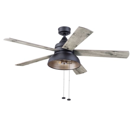 Prominence Home Brightondale 52" 5 Blade Indoor LED Ceiling Fan Matte Black