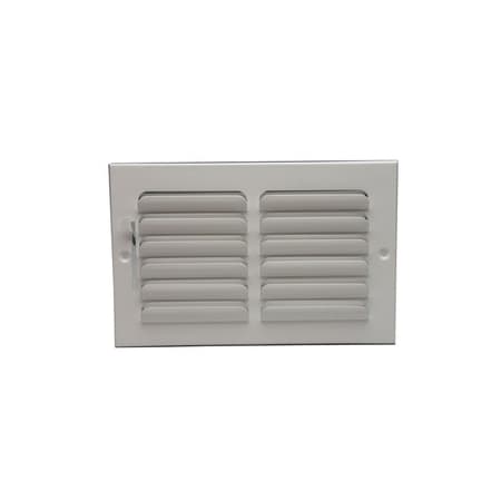 ProSelect 8" x 10" Wall / Ceiling Register with Mounting Holes White