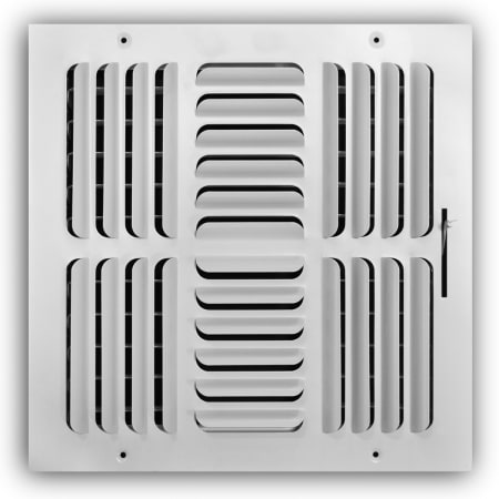 ProSelect 12" x 12" Wall / Ceiling Register with Mounting Holes White