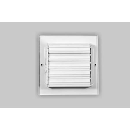 ProSelect 6" x 6" Wall / Ceiling Register with Mounting Holes White