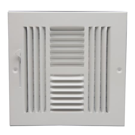 ProSelect 10" x 10" Wall / Ceiling Register with Mounting Holes White