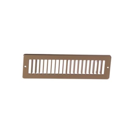 PROSELECT 2" x 10" Slatted Register Brown