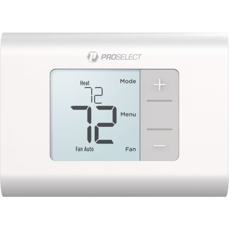 ProSelect PSTSN Programmable Digital Controls Thermostat for up to 2 Heat / 1 Cool Conventional Systems White