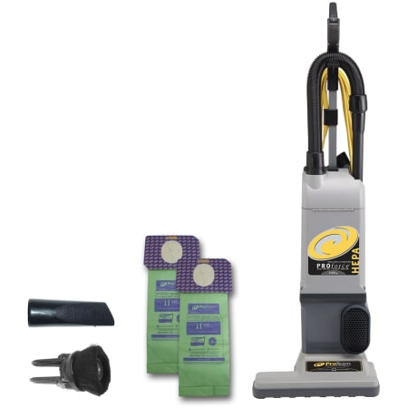 ProTeam 3.25 Quart ProForce 15 Inch Wide Upright Vacuum with On-Board Tools N/A