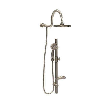 Pulse AquaRain 2.5 GPM Rainshower with Multi-Function Handshower and hose Brushed Nickel
