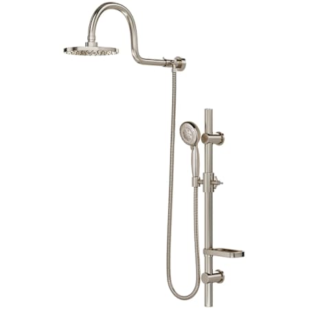 Pulse AquaRain 2.5 GPM Rainshower with Multi-Function Handshower and hose Brushed Nickel