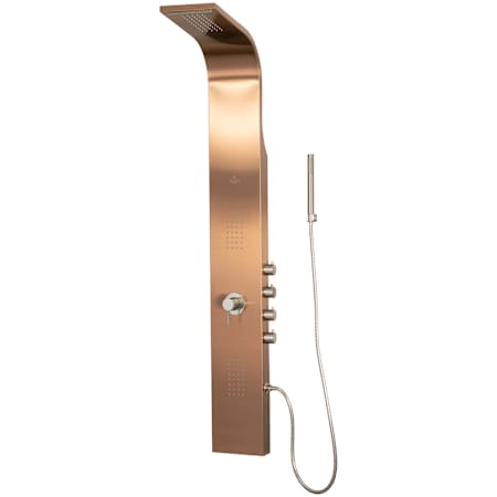 Pulse Santa Cruz 2.5 GPM Shower Panel with Rain Shower Head, Single Function Hand Shower and 2 Body Sprays Bronze