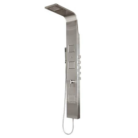 Pulse Waimea Shower System with Single Function Shower Head and Handshower Brushed Stainless Steel