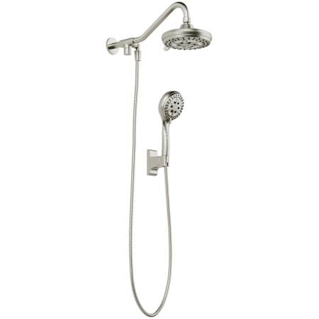 Pulse Retro Line 1.8 GPM Multifunction Shower Head with Handshower Brushed Nickel