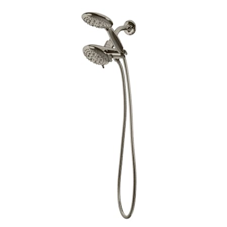 Pulse Retro Line Shower System with Shower Head, Handshower, Shower Arm, and Hose Brushed Nickel