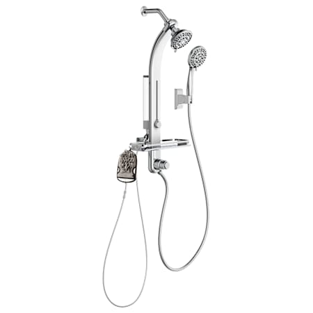 Pulse Nirvana Retrofit Shower with Shower Head, Hand Shower, and Hose Chrome