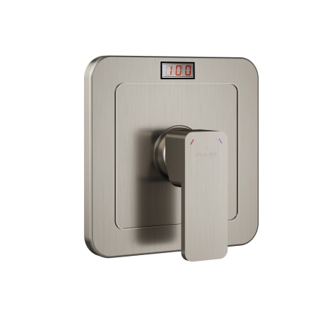 Pulse Tru-Temp Single Function Pressure Balanced Valve Trim Only with Single Lever Handle and LED Temperature Display Brushed Nickel