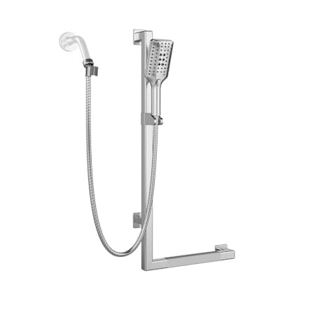 Pulse Seville L-Shaped Multi Function Hand Shower Brushed Stainless Steel