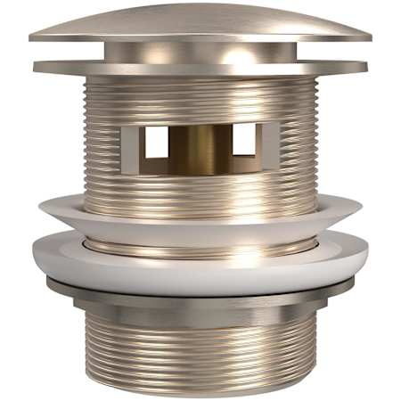 Pulse Universal Size All-Brass Pop-Up Drain Brushed Nickel