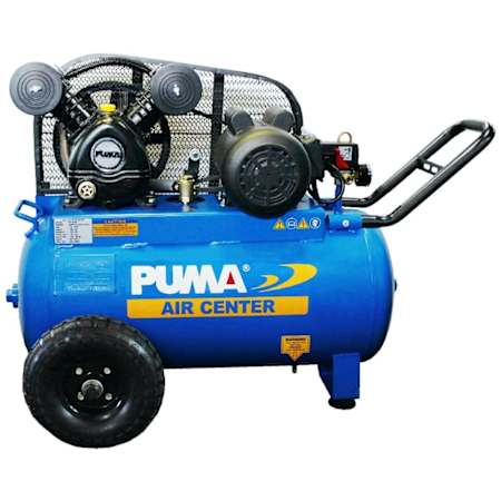 PumaAir 2 HP 20 Gal 135 Max PSI Single-Stage Portable Electric (120, 240 Volt) Reciprocating Air Compressor with Horizontal Tank N/A