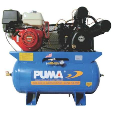 PumaAir 13 HP 30 Gal 175 Max PSI 24 CFM Two-Stage Truck Mount Gas Reciprocating Air Compressor N/A