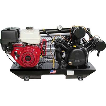 PumaAir 13 HP 175 Max PSI Two-Stage Truck Mount Gas Reciprocating Air Compressor N/A
