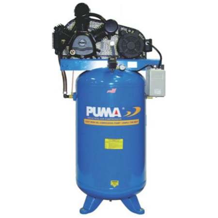 PumaAir 5 HP 80 Gal 175 Max PSI Two-Stage Stationary Electric (208, 230 Volt) Reciprocating Air Compressor N/A