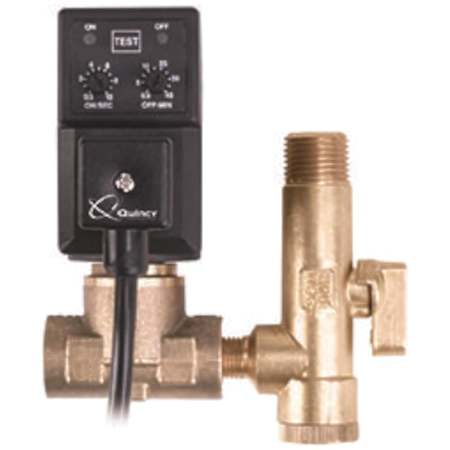 Quincy Compressor 1/4" Electronic Timer Drain (120V) - 2013800416 N/A