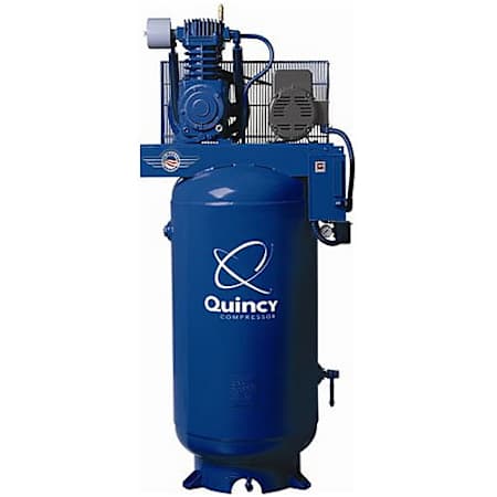 Quincy Compressor 7.5 HP 80 Gal 175 Max PSI QT Pro Two-Stage Stationary Electric (230 Volt 1 Phase) Reciprocating Air Compressor with Vertical Tank N/A