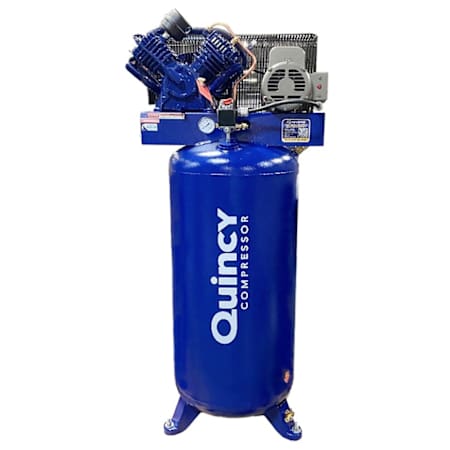 Quincy Compressor 5 HP 60 Gal 175 Max PSI QT-54 Pro Two-Stage Stationary Electric (230 Volt 1 Phase) Reciprocating Air Compressor with Vertical Tank N/A