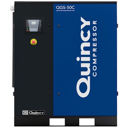 Quincy Compressor 50 HP 125 Max PSI Stationary Electric (230, 460 Volt 3 Phase) Rotary Air Compressor N/A
