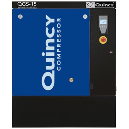 Quincy Compressor 15 HP 125 Max PSI Stationary Electric (208, 230, 460 Volt 3 Phase) Rotary Air Compressor N/A