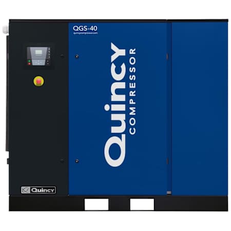 Quincy Compressor 40 HP 125 Max PSI Stationary Electric (230, 460 Volt 3 Phase) Rotary Air Compressor with Dryer N/A
