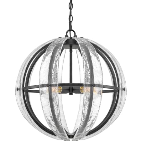 Quoizel Dre 4 Light 22" Wide Pendant Matte Black