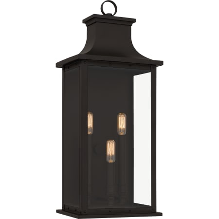 Quoizel Abernathy 3 Light 23" Tall Outdoor Wall Sconce Old Bronze