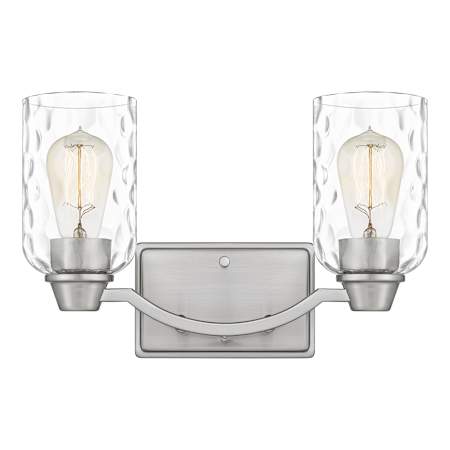 Quoizel Acacia 2 Light 14" Wide Vanity Light Brushed Nickel