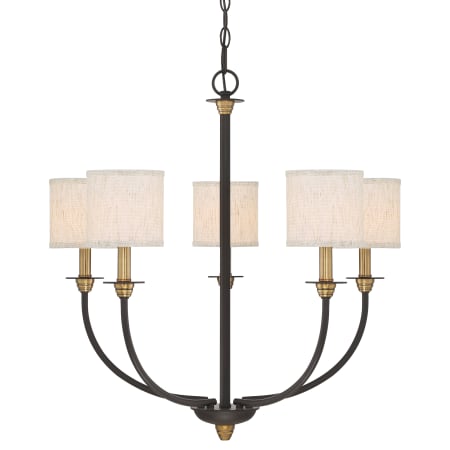 Quoizel Audley 5 Light 26" Wide Chandelier Old Bronze