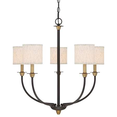 Quoizel Audley 5 Light 26" Wide Chandelier Old Bronze