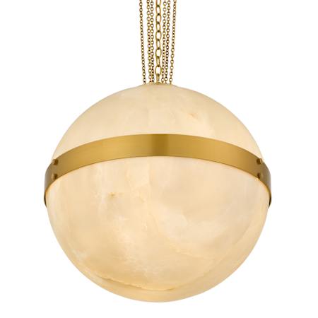 Quoizel Amato 3 Light 16" Wide Pendant Brushed Gold