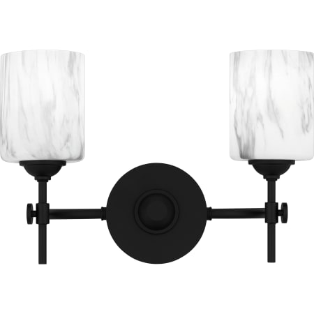 Quoizel Aria 2 Light 15" Wide Vanity Light Matte Black