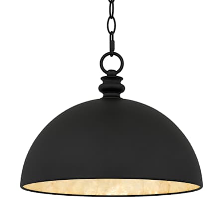 Quoizel Braylon 4 Light 14" Wide Pendant Matte Black