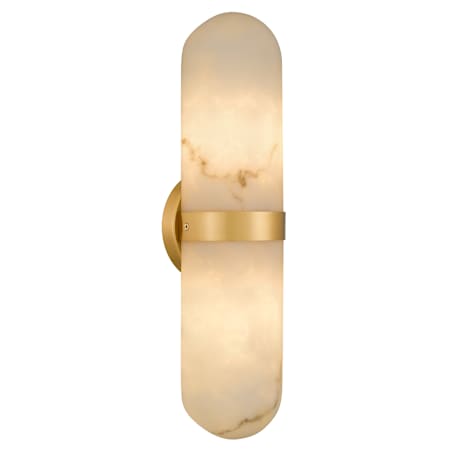 Quoizel Bree 2 Light 18" Tall Wall Sconce Brushed Gold