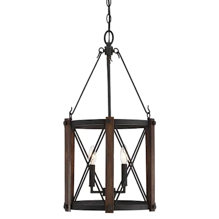 Quoizel Baron 2 Light 15.3" Wide Chandelier Marcado Black