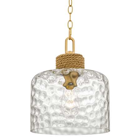 Quoizel Baltic 12" Wide Pendant Brushed Gold