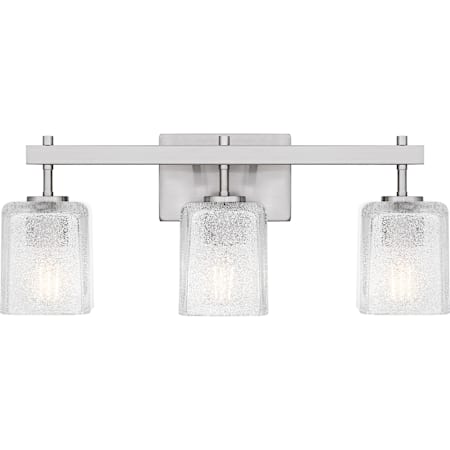 Quoizel Brenthouse 3 Light 23" Wide Vanity Light Brushed Nickel