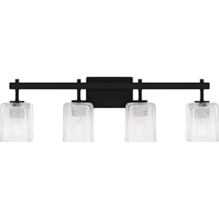 Quoizel Brenthouse 4 Light 32" Wide Vanity Light Matte Black