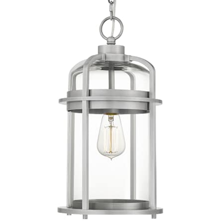 Quoizel Carrington 9" Wide Outdoor Mini Pendant Industrial Aluminum